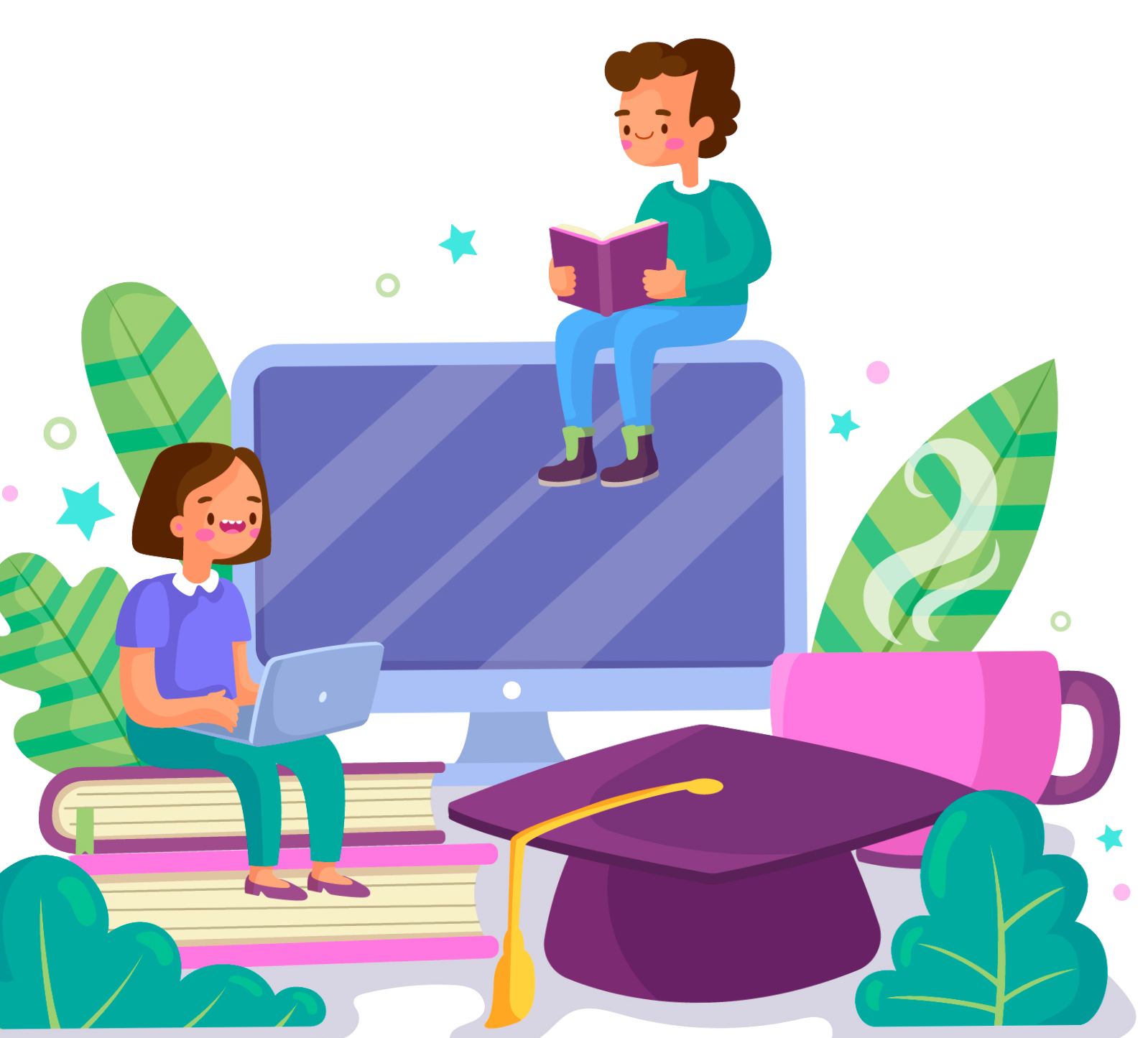 Cyber Safety Illustration